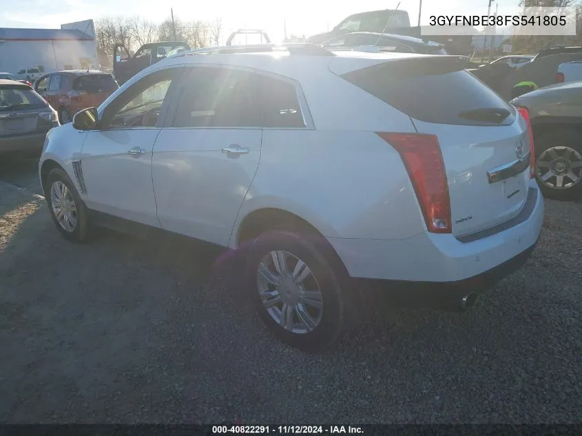 2015 Cadillac Srx Luxury Collection VIN: 3GYFNBE38FS541805 Lot: 40822291