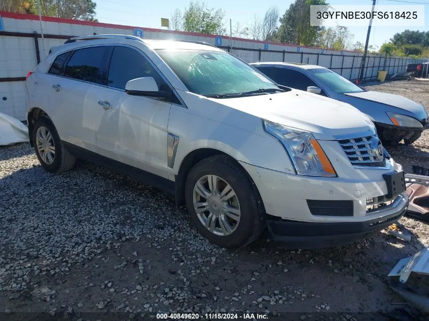 3GYFNBE30FS618425 2015 Cadillac Srx Luxury Collection