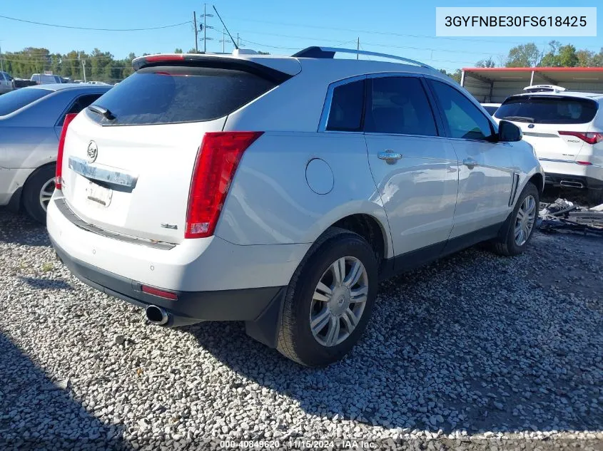 3GYFNBE30FS618425 2015 Cadillac Srx Luxury Collection