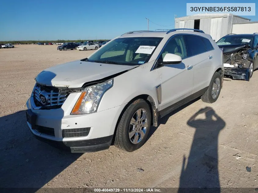 2015 Cadillac Srx Luxury Collection VIN: 3GYFNBE36FS587813 Lot: 40849729