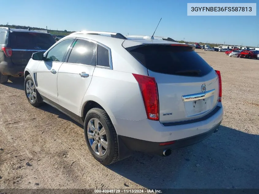 2015 Cadillac Srx Luxury Collection VIN: 3GYFNBE36FS587813 Lot: 40849729