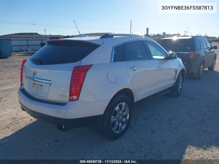 2015 Cadillac Srx Luxury Collection VIN: 3GYFNBE36FS587813 Lot: 40849729