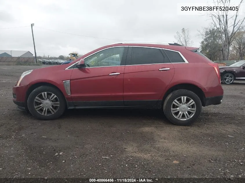 2015 Cadillac Srx Luxury Collection VIN: 3GYFNBE38FF520405 Lot: 40866456