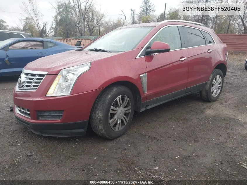 2015 Cadillac Srx Luxury Collection VIN: 3GYFNBE38FF520405 Lot: 40866456