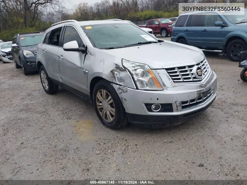 2015 Cadillac Srx Luxury Collection VIN: 3GYFNBE32FS560446 Lot: 40867145