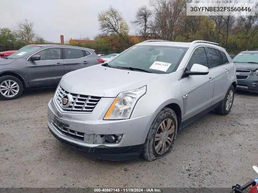 2015 Cadillac Srx Luxury Collection VIN: 3GYFNBE32FS560446 Lot: 40867145