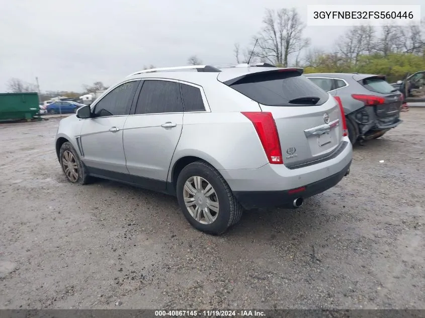 2015 Cadillac Srx Luxury Collection VIN: 3GYFNBE32FS560446 Lot: 40867145