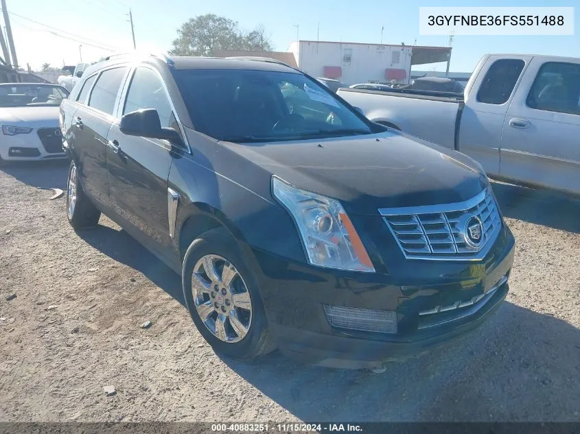 2015 Cadillac Srx Luxury Collection VIN: 3GYFNBE36FS551488 Lot: 40883251