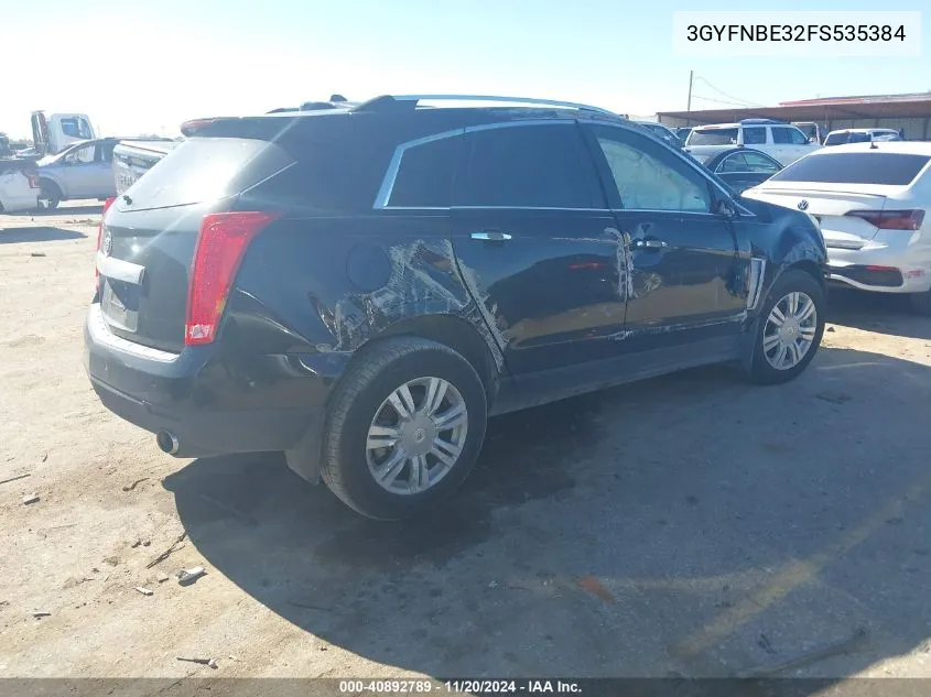 2015 Cadillac Srx Luxury Collection VIN: 3GYFNBE32FS535384 Lot: 40892789