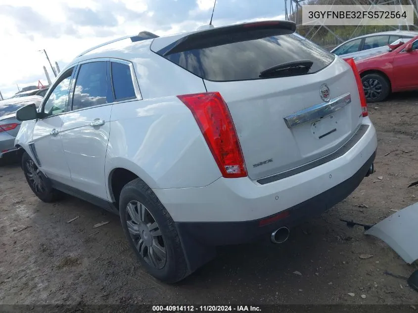 2015 Cadillac Srx Luxury Collection VIN: 3GYFNBE32FS572564 Lot: 40914112