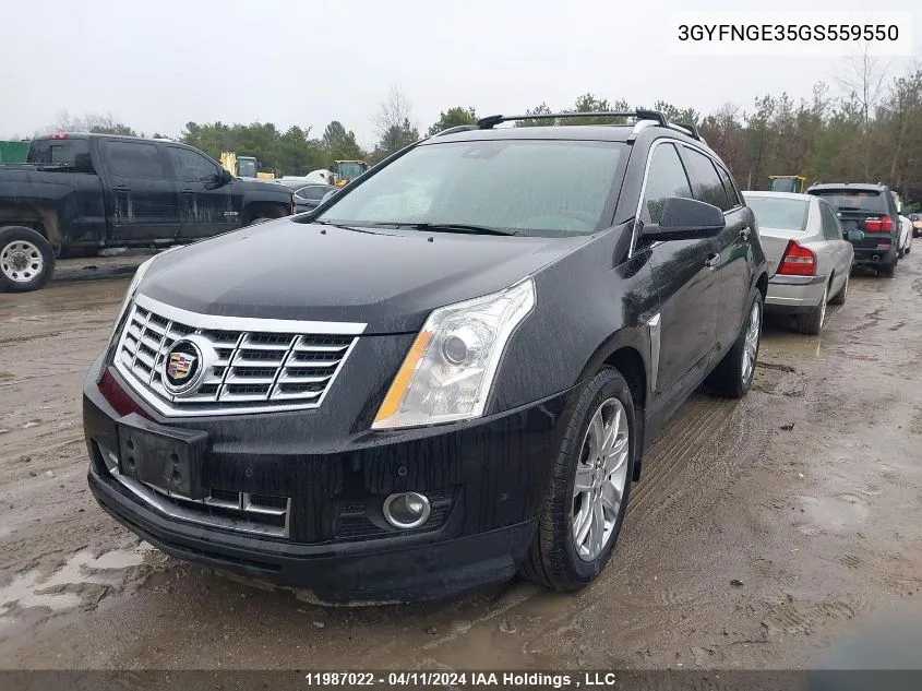 3GYFNGE35GS559550 2016 Cadillac Srx