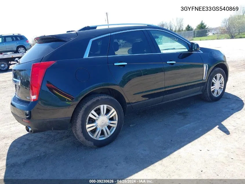 3GYFNEE33GS540869 2016 Cadillac Srx Luxury Collection