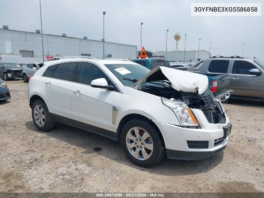 3GYFNBE3XGS586858 2016 Cadillac Srx Luxury Collection