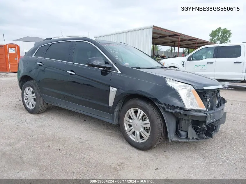 3GYFNBE38GS560615 2016 Cadillac Srx Luxury Collection