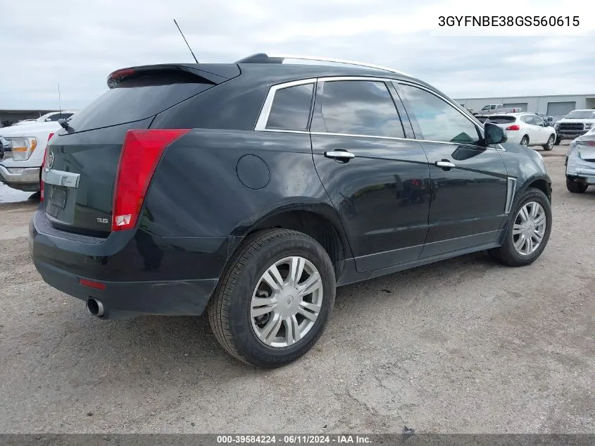 3GYFNBE38GS560615 2016 Cadillac Srx Luxury Collection