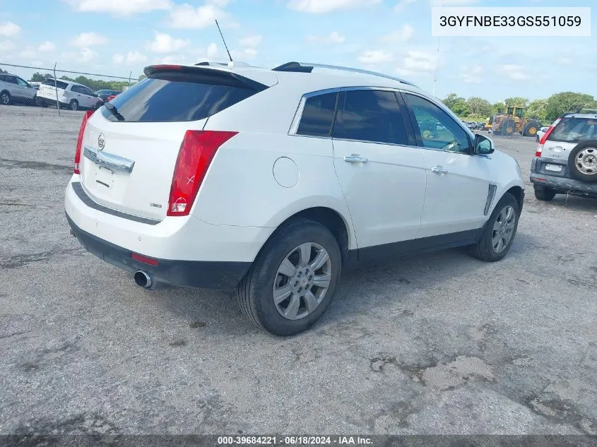 3GYFNBE33GS551059 2016 Cadillac Srx Luxury Collection