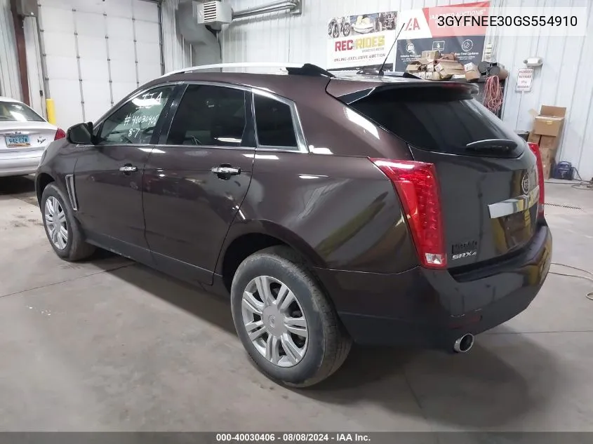 2016 Cadillac Srx Luxury Collection VIN: 3GYFNEE30GS554910 Lot: 40030406