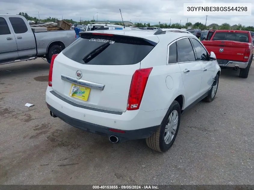 3GYFNBE38GS544298 2016 Cadillac Srx Luxury Collection