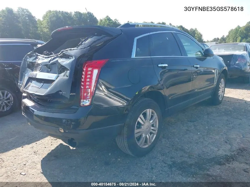 3GYFNBE35GS578618 2016 Cadillac Srx Luxury Collection