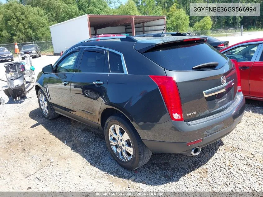 3GYFNBE36GS566994 2016 Cadillac Srx Luxury Collection