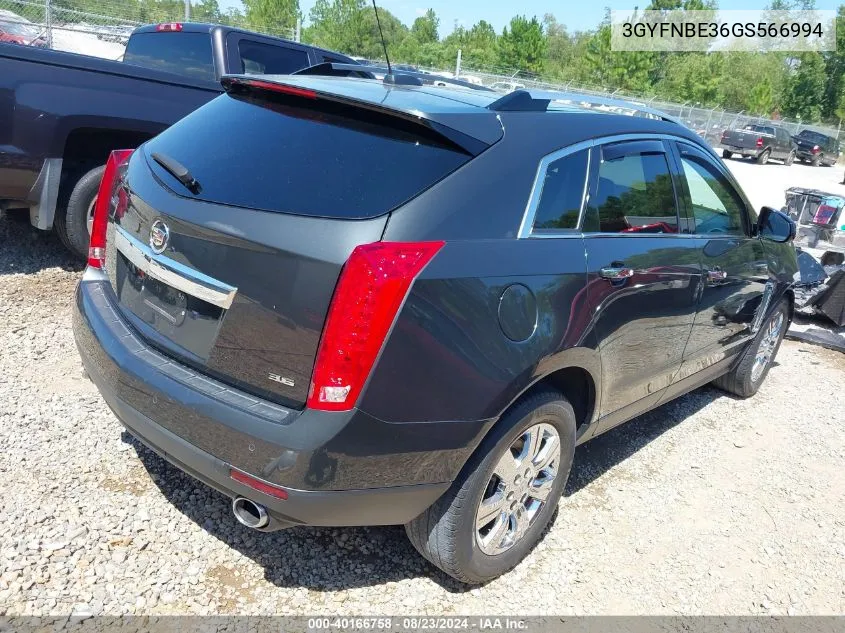 3GYFNBE36GS566994 2016 Cadillac Srx Luxury Collection