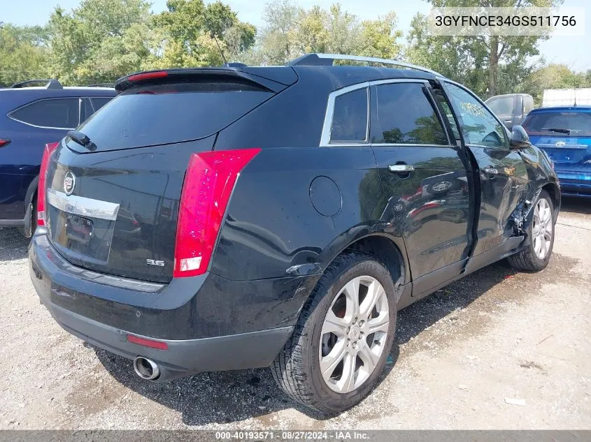 3GYFNCE34GS511756 2016 Cadillac Srx Performance Collection