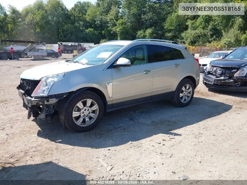 2016 Cadillac Srx Luxury Collection VIN: 3GYFNEE30GS518165 Lot: 40216269