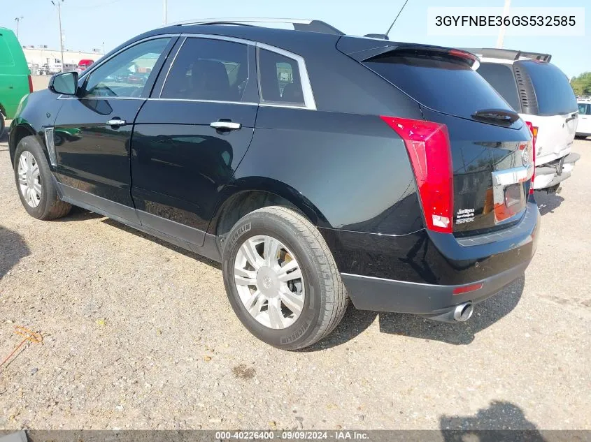 3GYFNBE36GS532585 2016 Cadillac Srx Luxury Collection