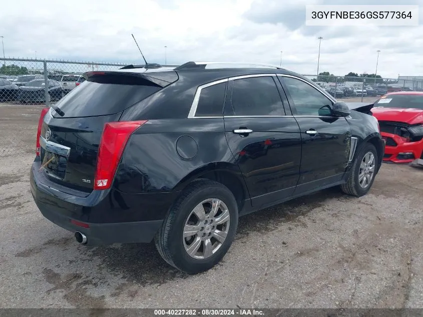 3GYFNBE36GS577364 2016 Cadillac Srx Luxury Collection