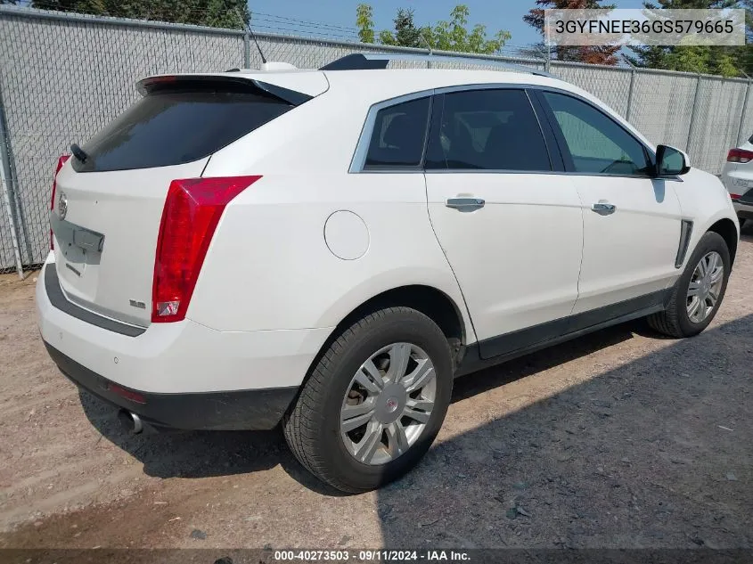 3GYFNEE36GS579665 2016 Cadillac Srx Luxury Collection