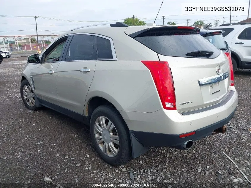 2016 Cadillac Srx Luxury Collection VIN: 3GYFNEE39GS532078 Lot: 40275465