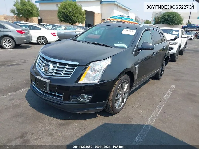 3GYFNDE38GS522734 2016 Cadillac Srx Premium Collection