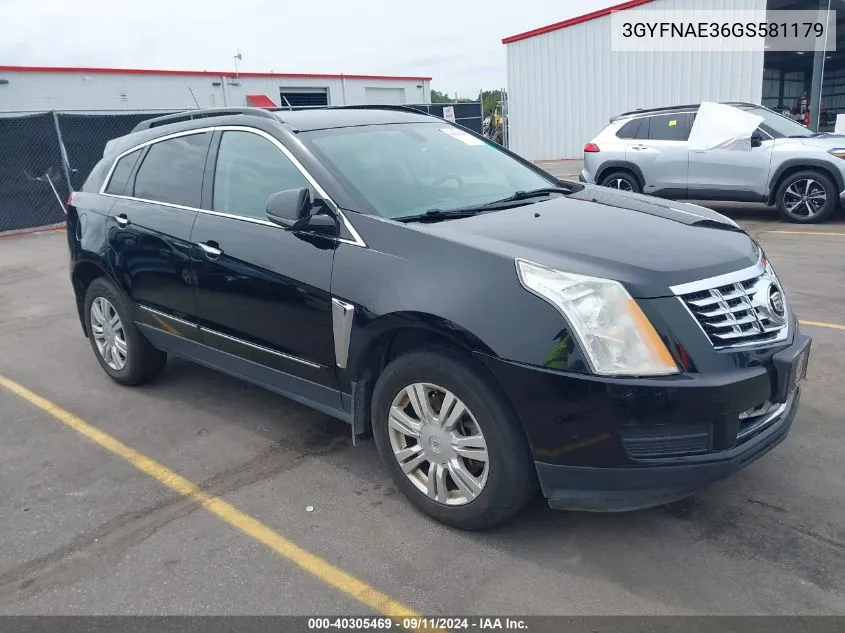 3GYFNAE36GS581179 2016 Cadillac Srx Standard