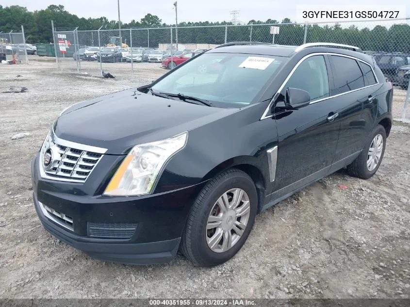 2016 Cadillac Srx Luxury Collection VIN: 3GYFNEE31GS504727 Lot: 40351955