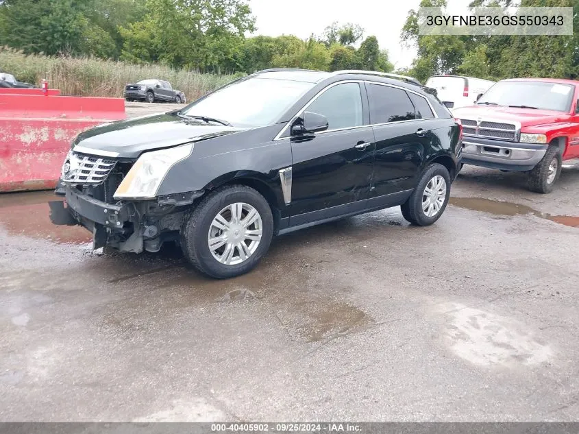 3GYFNBE36GS550343 2016 Cadillac Srx Luxury Collection