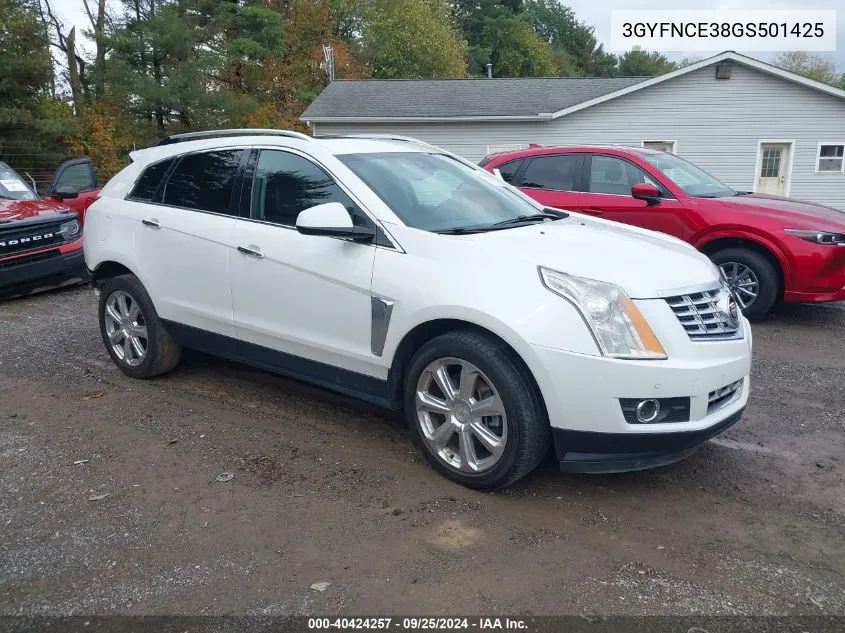 2016 Cadillac Srx Performance Collection VIN: 3GYFNCE38GS501425 Lot: 40424257