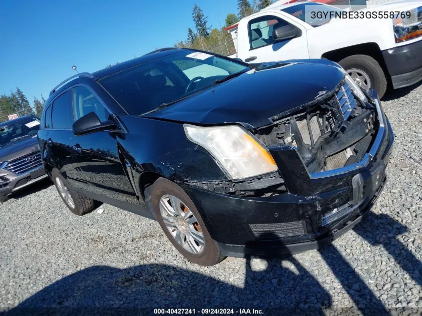 3GYFNBE33GS558769 2016 Cadillac Srx Luxury Collection