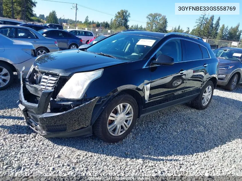 2016 Cadillac Srx Luxury Collection VIN: 3GYFNBE33GS558769 Lot: 40427241