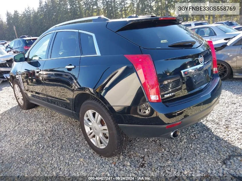 2016 Cadillac Srx Luxury Collection VIN: 3GYFNBE33GS558769 Lot: 40427241