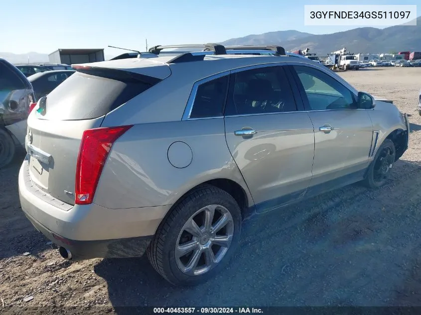 3GYFNDE34GS511097 2016 Cadillac Srx Premium Collection