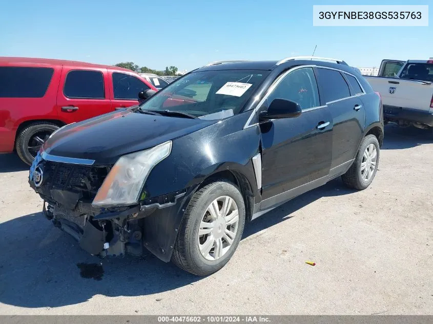 3GYFNBE38GS535763 2016 Cadillac Srx Luxury Collection