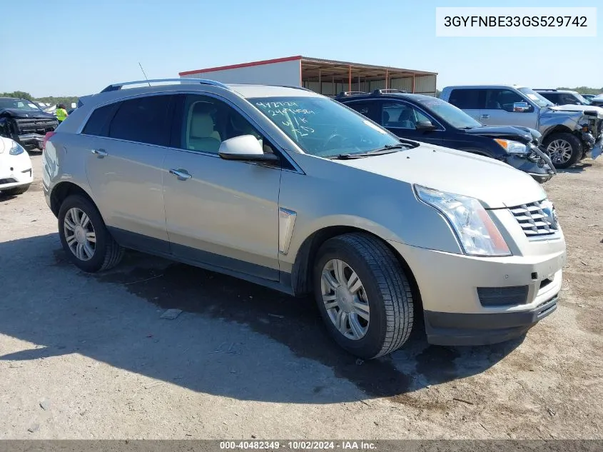 3GYFNBE33GS529742 2016 Cadillac Srx Luxury Collection