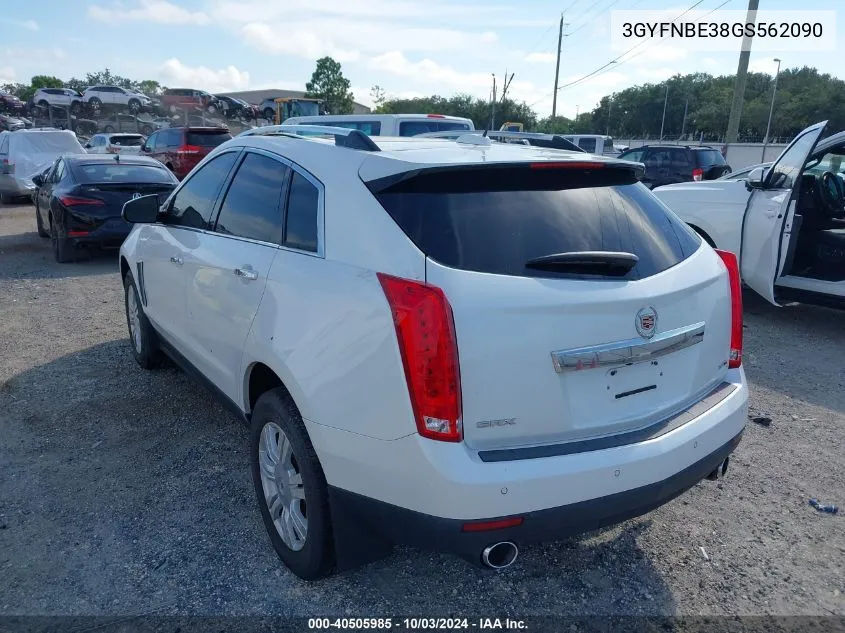 2016 Cadillac Srx Luxury Collection VIN: 3GYFNBE38GS562090 Lot: 40505985