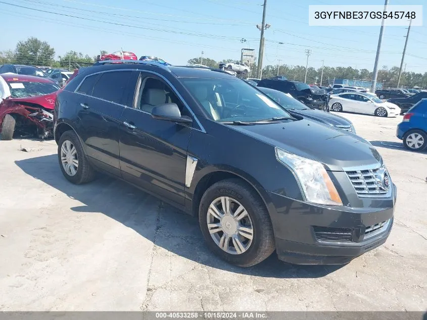 3GYFNBE37GS545748 2016 Cadillac Srx Luxury Collection