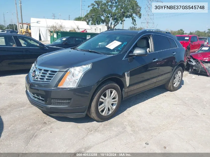 2016 Cadillac Srx Luxury Collection VIN: 3GYFNBE37GS545748 Lot: 40533258