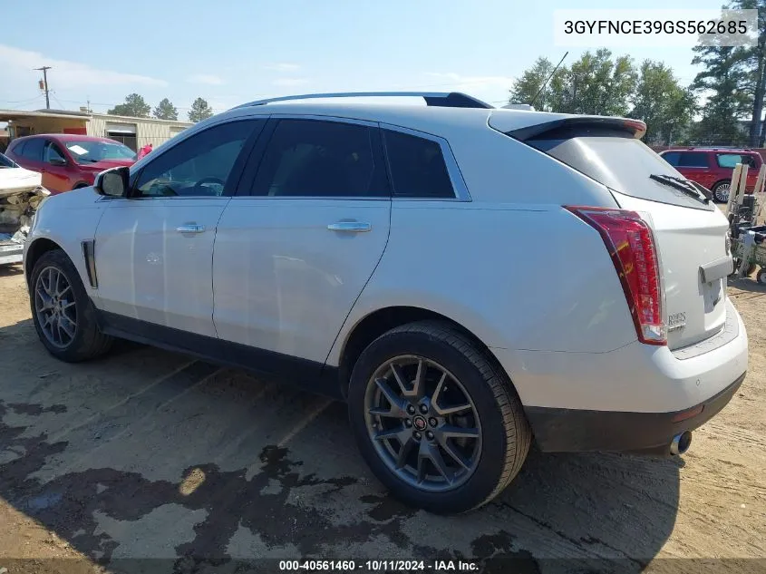 2016 Cadillac Srx Performance Collection VIN: 3GYFNCE39GS562685 Lot: 40561460