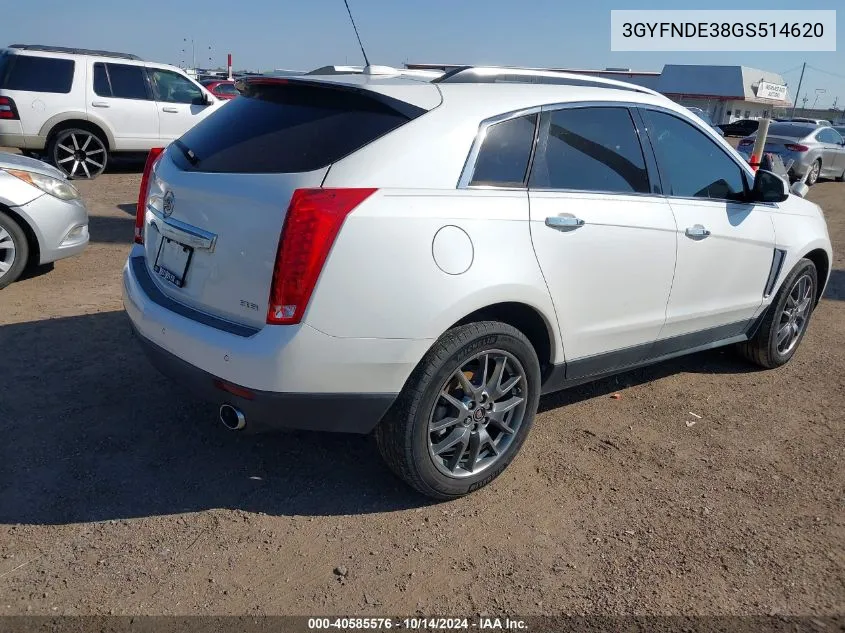 3GYFNDE38GS514620 2016 Cadillac Srx Premium Collection