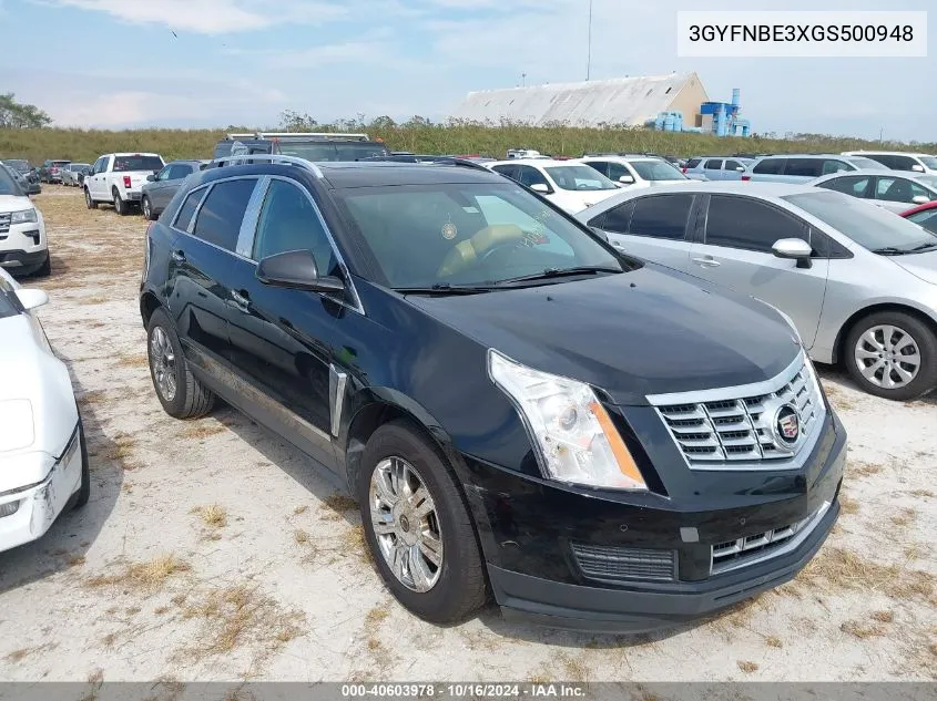 3GYFNBE3XGS500948 2016 Cadillac Srx Luxury Collection