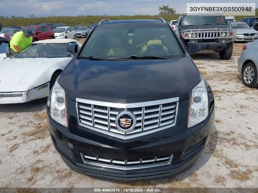 3GYFNBE3XGS500948 2016 Cadillac Srx Luxury Collection