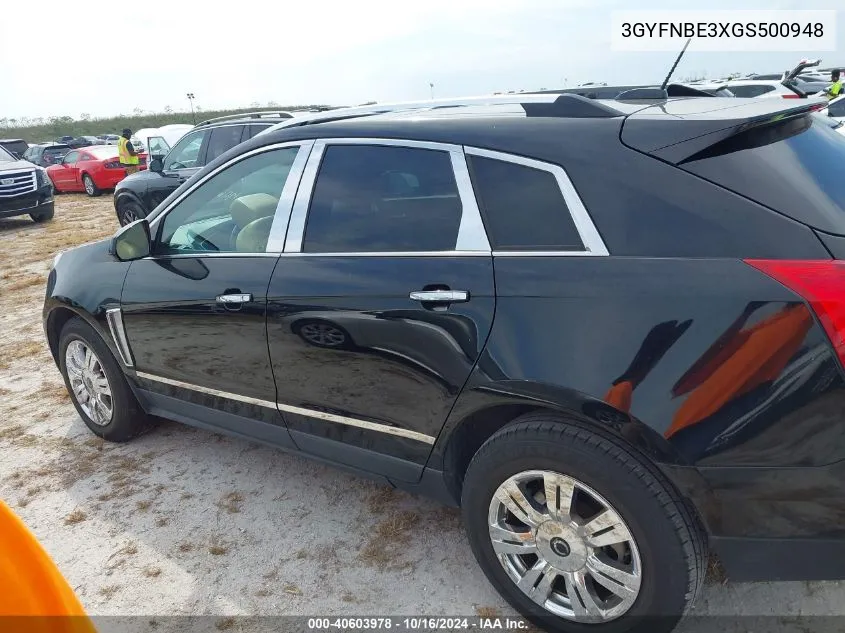 3GYFNBE3XGS500948 2016 Cadillac Srx Luxury Collection